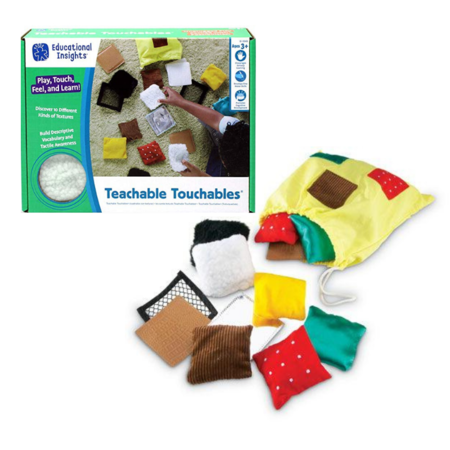 EI-3049 Развивающая игрушка "Тактильные квадраты" (21 элемент)