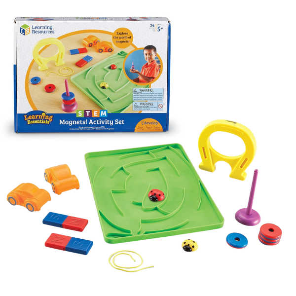 LER2833 Игровой набор "Магнетизм. СТЕМ-набор" (24 элемента)